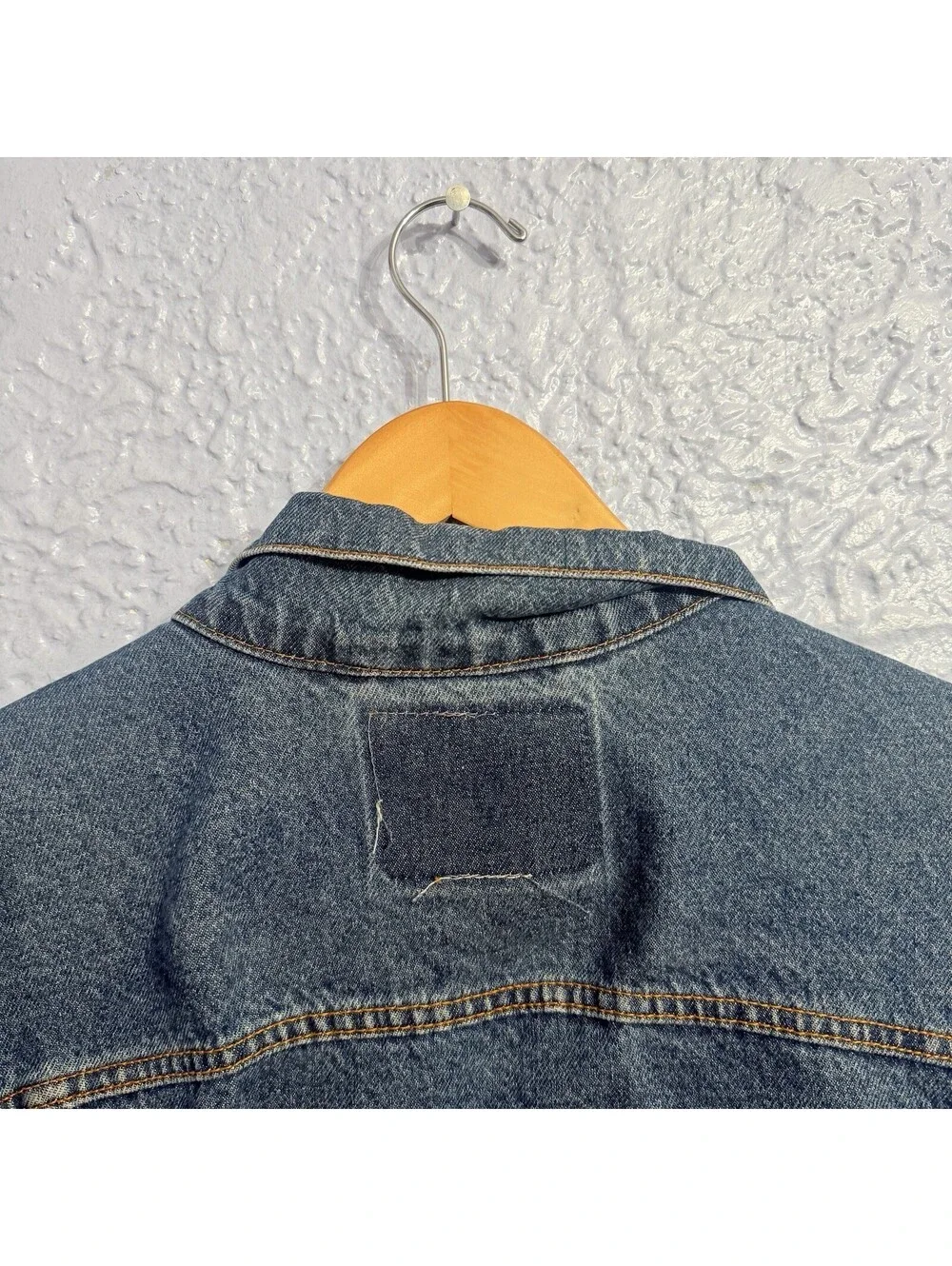 Levi Strauss Signature Men’s Trucker Jean Jacket Blue XL Button Front Pockets